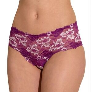 Cosabella savona low rise hot pant swiss beet/white lace medium NWT
